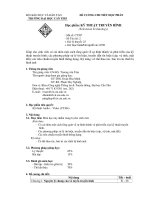 Tài liệu Đề cương chi tiết học phần: Kỹ thuật truyền hình pdf