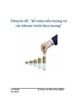 Tài liệu Chuyên đề: 