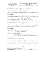 Tài liệu Khảo Sát Chuyên Đề Hàm Số ppt