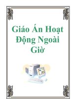 Tài liệu Giáo án họat động ngoài giờ tháng 9 ppt
