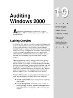 Tài liệu Auditing Windows 2000 pptx