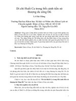 Di chỉ huổi ca trong bối cảnh tiền sử thượng du sông đà 