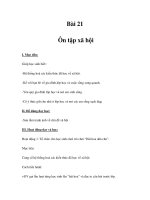 Tài liệu Tự nhiên xã hội 1 - Bài 21, 22 doc