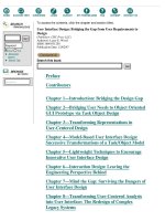 Tài liệu User Interface Design: Bridging the Gap from User Requirements to Design doc
