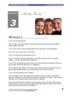 Tài liệu Lesson3: At the Party docx