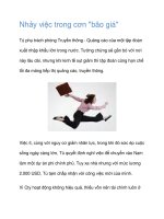 Tài liệu Nhảy việc trong cơn 
