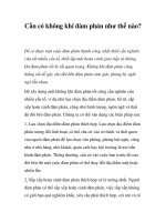 Tài liệu Cần có không khí đàm phán như thế nào? pptx