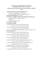 Tài liệu NGÂN HÀNG CÂU HỎI THI KẾT THÚC HỌC PHẦN ĐIỀU KHIỂN LOGIC VÀ PLC pptx