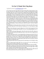 Tài liệu Trẻ Em Vị Thành Niên Uống Rượu pptx