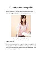 Tài liệu Vì sao bạn khó thăng tiến? pptx