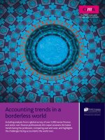 Accounting trends in a borderless world