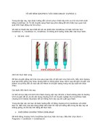 Tài liệu Vẽ mô hình kim phun với CORELDRAW 10 phần 1 doc