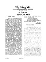 Tài liệu Nếp Sống Mới- Tuổi Cao niên pdf