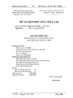 THIẾT kế máy ủi với lưỡi BEN QUAY lắp TRÊN máy KÉOCAT d6r 