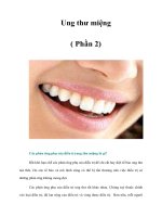 Tài liệu Ung thư miệng ( Phần 2) doc