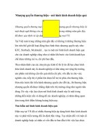 Tài liệu Nhượng quyền thương hiệu - mô hình kinh doanh hiệu quả doc