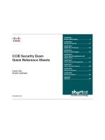 Tài liệu CCIE Security Exam Quick Reference Sheets pdf