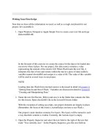 Tài liệu Writing Your First Script pdf