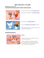 Tài liệu Thú cưng bước ra từ giấy pptx