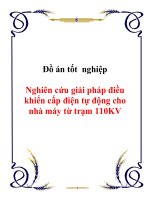 Tài liệu Đồ án tốt nghiệp - Nghiên cứu giải pháp điều khiển cấp điện tự động cho nhà máy từ trạm 110KV doc
