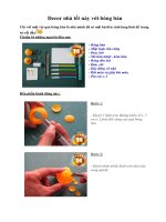 Tài liệu Decor nhà tết này với bóng bàn ppt