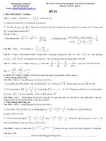 Tài liệu Bộ đề thi đại học theo cấu trúc 2010 docx
