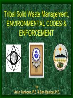 Tài liệu ENVIRONMENTAL CODES & ENFORCEMENT doc