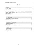 Thiết kế máy trục vận chuyển hàng thẳng (thuyết minh + bản vẽ) 