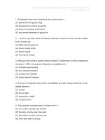 Tài liệu Test Tiếng anh_ Phần 15 docx