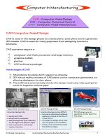 Tài liệu Computer In Manufacturing  docx