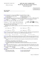Tài liệu Bộ đề ôn thi tốt nghiệp ban xã hội môn lý đề 3 doc