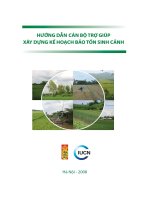 Tài liệu HƯỚNG DẪN CÁN BỘ TRỢ GIÚP XÂY DỰNG KẾ HOẠCH BẢO TỒN SINH CẢNH pptx