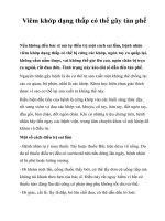 Tài liệu Viêm khớp dạng thấp có thể gây tàn phế doc