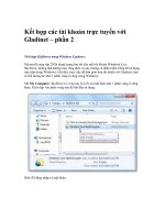 Tài liệu Kết hợp các tài khoản trực tuyến với Gladinet – phần 2 pptx