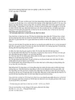 Tài liệu Làm rõ hơn phương pháp hạch toán ppt