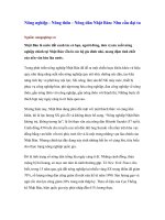 Tài liệu Nông nghiệp - Nông thôn - Nông dân Nhật Bản: Nhu cầu đại tu pptx