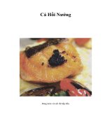 Tài liệu Cá Hồi Nướng ppt