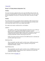 Tài liệu Writing Database-Independent Code doc