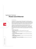 Tài liệu Application Overview Power-over-Ethernet docx