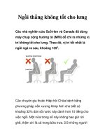 Tài liệu Ngồi thẳng không tốt cho lưng doc
