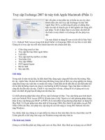 Tài liệu Truy cập Exchange 2007 từ máy tính Apple Macintosh ppt