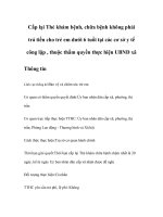 Tài liệu Cấp lại Thẻ khám bệnh, chữa bệnh không phải trả tiền cho trẻ em dưới 6 tuổi tại các cơ sở y tế công lập , thuộc thẩm quyền thực hiện UBND xã ppt