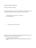 Tài liệu Định dạng số (Bullets và Numbering) pptx