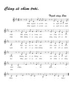Tài liệu Bài hát cũng sẽ chìm trôi - Trịnh Công Sơn (lời bài hát có nốt) ppt