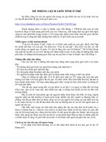 Tài liệu ĐỀ PHÒNG LỆCH GIỚI TÍNH Ở TRẺ doc