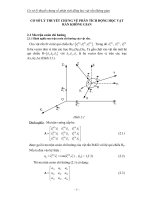 Tài liệu Cơ sở lý thuyết về phân tích động học vật rắn không gian ppt