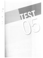 Đề luyện thi toeic đề 5