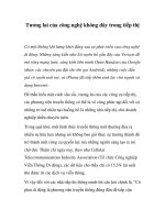 Tài liệu Tương lai của công nghệ không dây trong tiếp thị pdf