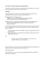 Tài liệu Create a New Table with Data from Existing Tables doc