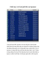 Tài liệu Chiến lược và kế sách phổ biến của Spammer docx